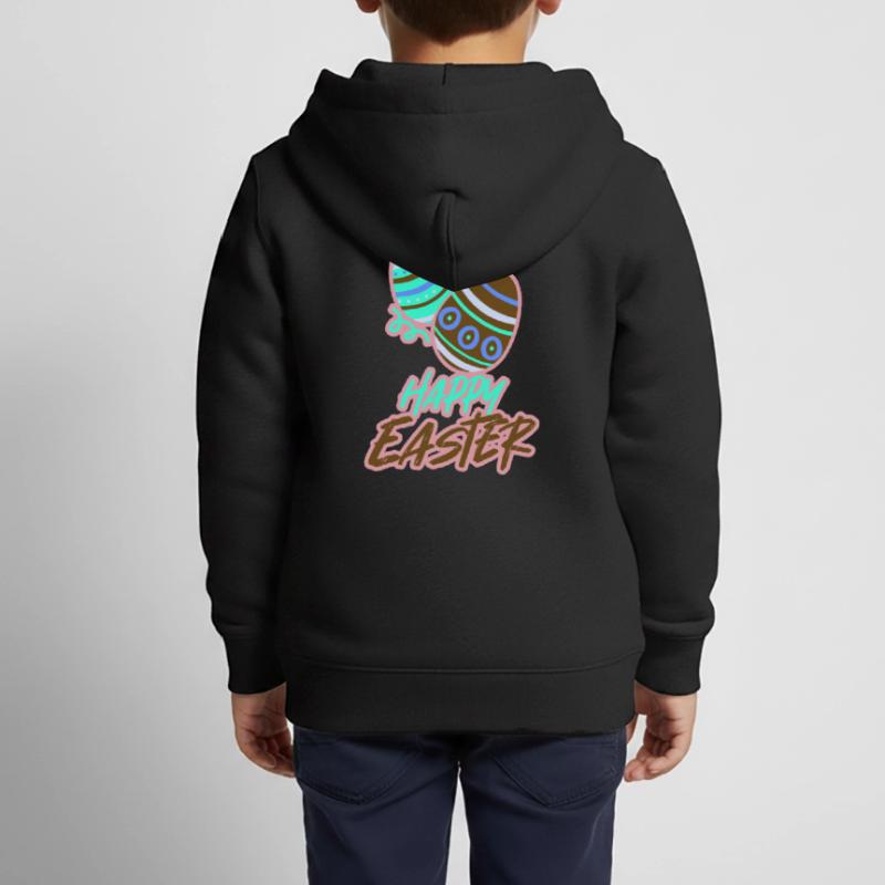 Easter Easter Happy Easter Easter Eggs Kids Premium Organic Zip-up Hoodie