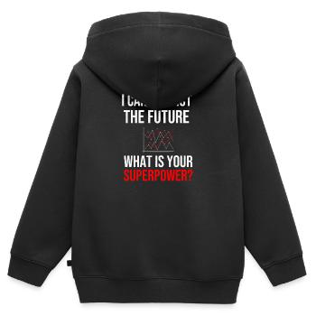 Data Scientist Geschenke | Big Data Data Science - Kinder Premium Organic Zip Hoodie - Schwarz - Hinten - AI Model Kid Male (0cm)