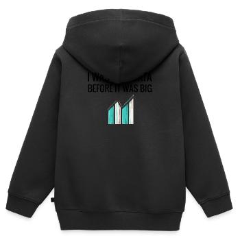 Data Science Geschenke | Data Scientist Big Data - Kinder Premium Organic Zip Hoodie - Schwarz - Hinten - AI Model Kid Male (0cm)