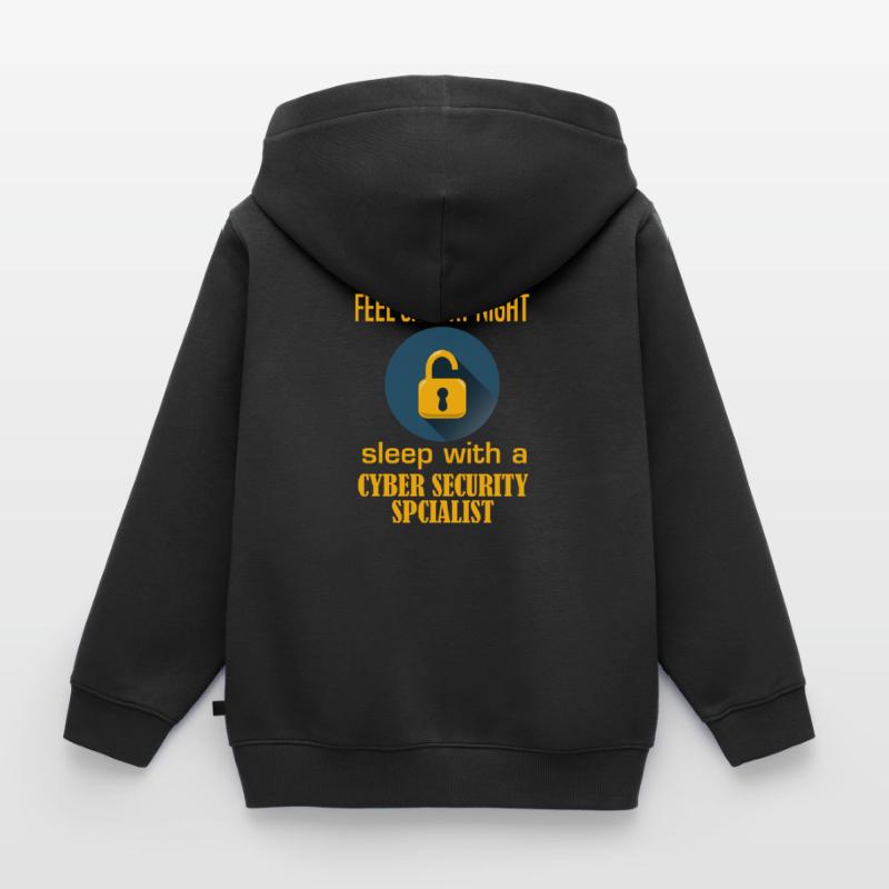 IT Security Programmer Computer Cyber Tech Ha Kids Premium Organic Zip-up Hoodie