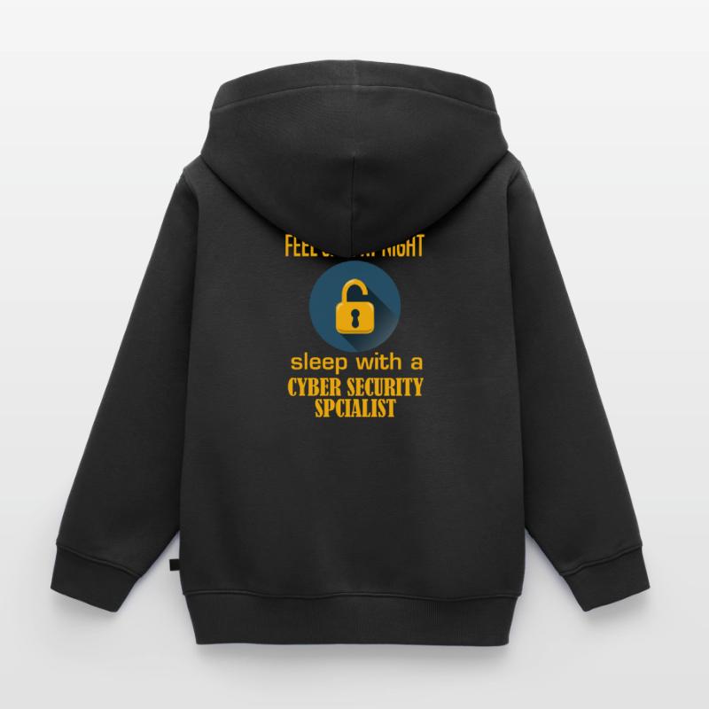 IT Security Programmer Computer Cyber Tech Ha Kids Premium Organic Zip-up Hoodie