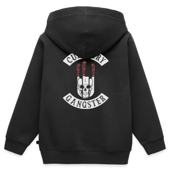 Culinary Gangster for Cooking Lovers and Chefs - Kids Premium Organic Zip-up Hoodie - black - Back - AI Model Kid Male (0cm)