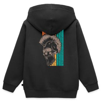 Punk Punks - Kids Premium Organic Zip-up Hoodie - black - Back - AI Model Kid Male (0cm)