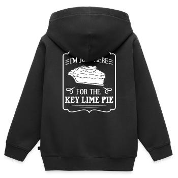 Key Lime Pie Lime Recipe West Florida - Kids Premium Organic Zip-up Hoodie - black - Back - AI Model Kid Male (0cm)