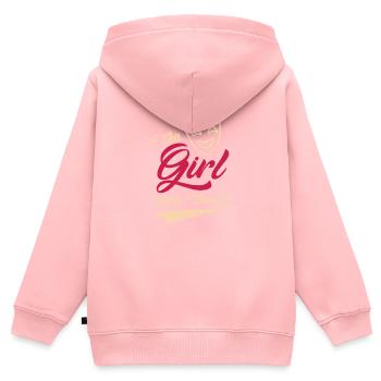 Théâtre Théâtre - Sweat Premium à capuche zippé enfant bio - rose - Dos - AI Model Kid Female (0cm)