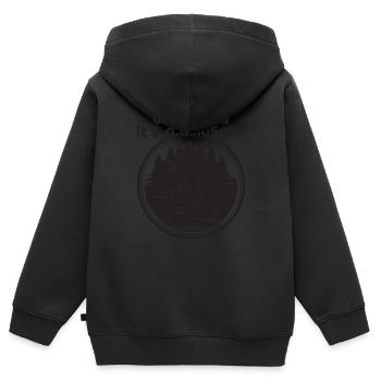 Dinosaurier Geek Zitat Video Spiele - Kinder Premium Organic Zip Hoodie - Schwarz - Hinten - AI Model Kid Male (0cm)