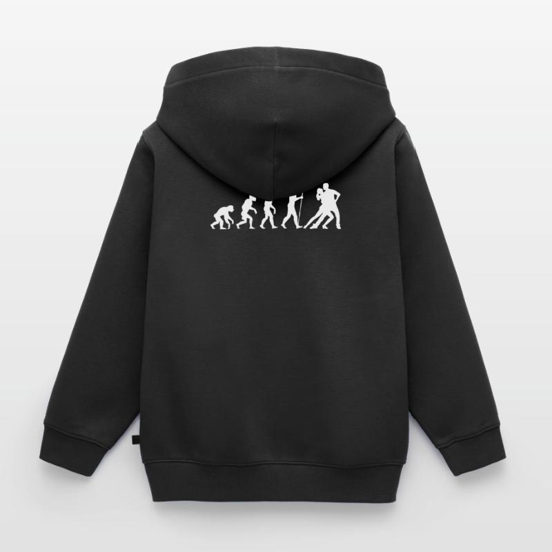 Professeur de danse Evolution Danse école de danse Danseur couple Sweat Premium à capuche zippé enfant bio