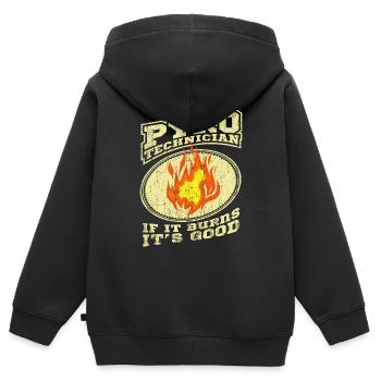 PYROTECHNICIANS Pyro technician Fireworks Fireworks - Kids Premium Organic Zip-up Hoodie - black - Back - AI Model Kid Male (0cm)