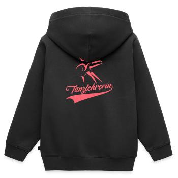 Danse Danse Danse - Sweat Premium à capuche zippé enfant bio - noir - Dos - AI Model Kid Male (0cm)