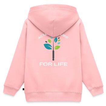 Acupuncturist Acupuncture Alternative Medicine - Sweat Premium à capuche zippé enfant bio - rose - Dos - AI Model Kid Female (0cm)