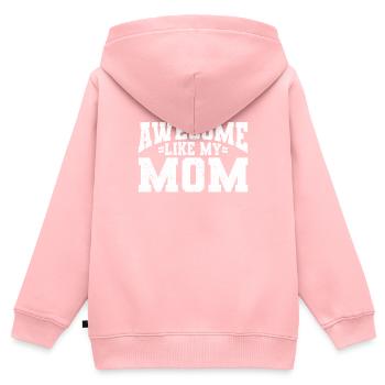 Muttertag Mama Geschenkidee Sohn Tochter Sprüche - Kinder Premium Organic Zip Hoodie - Rosa - Hinten - AI Model Kid Female (0cm)
