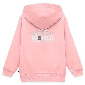 Lustige Buchhalter Sprüche Finanzamt Steuern - Kinder Premium Organic Zip Hoodie - Rosa - Hinten - AI Model Kid Female (0cm)