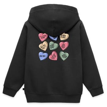 Drôle de professeur Conversation de la Saint-Valentin Cœur - Sweat Premium à capuche zippé enfant bio - noir - Dos - AI Model Kid Male (0cm)