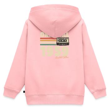 Legendäre Hits Original 1959 (64 Jahre) - Kinder Premium Organic Zip Hoodie - Rosa - Hinten - AI Model Kid Female (0cm)