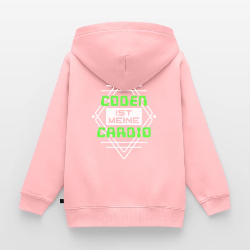 Coden Statement Developer Computerfreak Scripting Kids Premium Organic Zip-up Hoodie