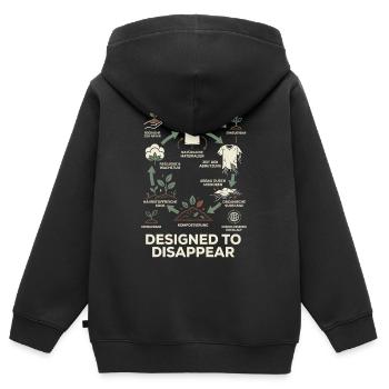 Aktiver Umweltschutz - Kinder Premium Organic Zip Hoodie - Schwarz - Hinten - AI Model Kid Male (0cm)