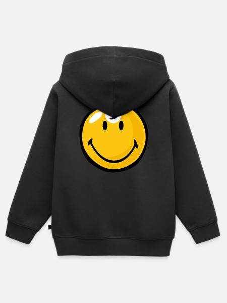 Pool Ball 9 - Kinder Premium Organic Zip Hoodie - Schwarz