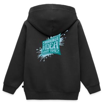 C’est une idée horrible - Sweat Premium à capuche zippé enfant bio - noir - Dos - AI Model Kid Male (0cm)