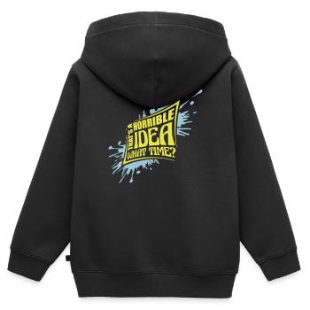 C’est une idée horrible - Sweat Premium à capuche zippé enfant bio - noir - Dos - AI Model Kid Male (0cm)
