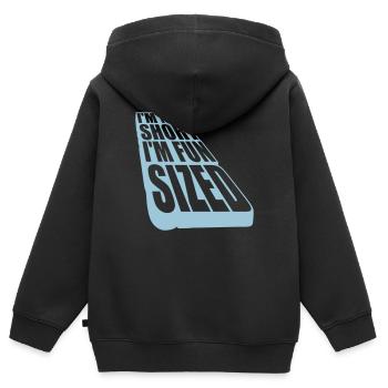 Pas court taille amusante - Sweat Premium à capuche zippé enfant bio - noir - Dos - AI Model Kid Male (0cm)