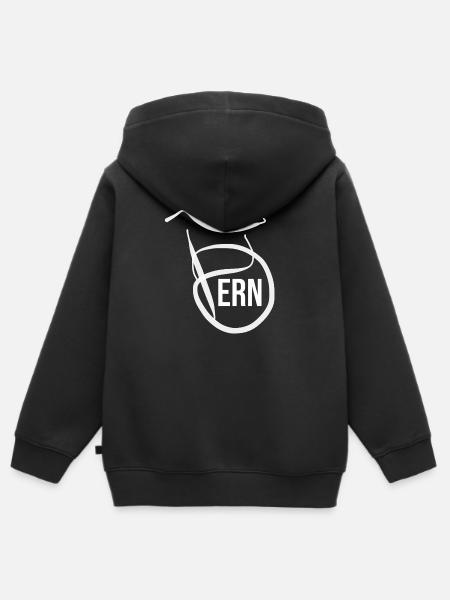 Bern T-Shirt Bern Pullover - Kinder Premium Organic Zip Hoodie - Schwarz