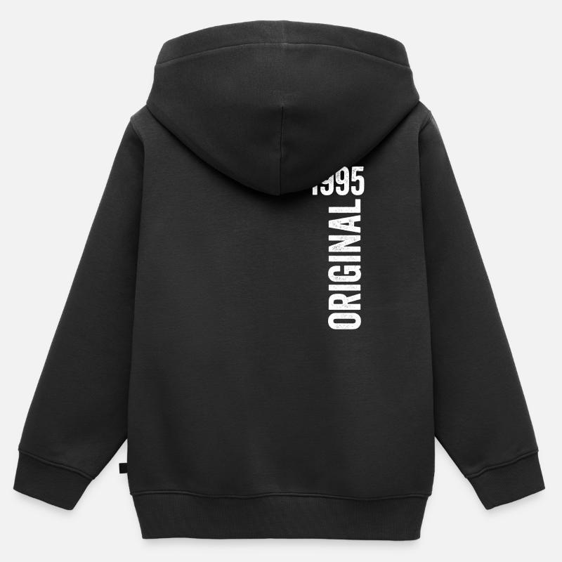 1995 Original Cadeau D’anniversaire 1995 - Sweat Premium à capuche zippé enfant bio - noir