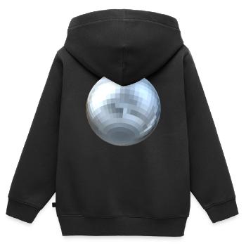 Miracle - Sweat Premium à capuche zippé enfant bio - noir - Dos - AI Model Kid Male (0cm)