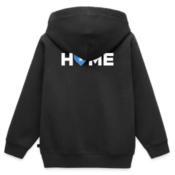 Somalia Heimat Somalia Flagge Somalia Liebe - Kinder Premium Organic Zip Hoodie - Schwarz - Hinten - AI Model Kid Male (0cm)