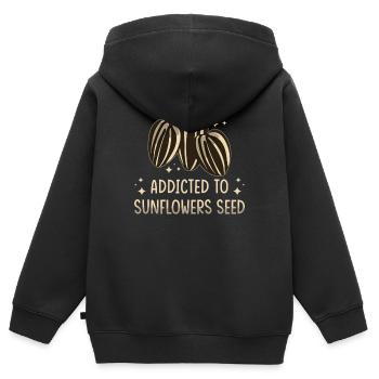 Safari Team Gruppen Safari - Kinder Premium Organic Zip Hoodie - Schwarz - Hinten - AI Model Kid Male (0cm)