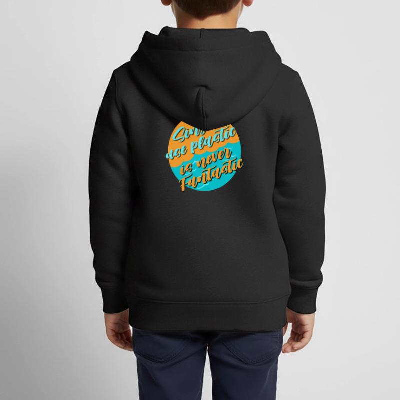 Avoid plastic Kids Premium Organic Zip-up Hoodie