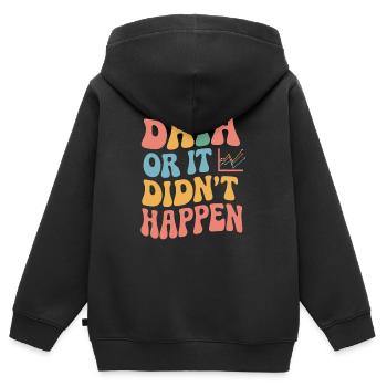 Data Analyst Data Scientist Data Engineer - - Kids Premium Organic Zip-up Hoodie - black - Back - AI Model Kid Male (0cm)