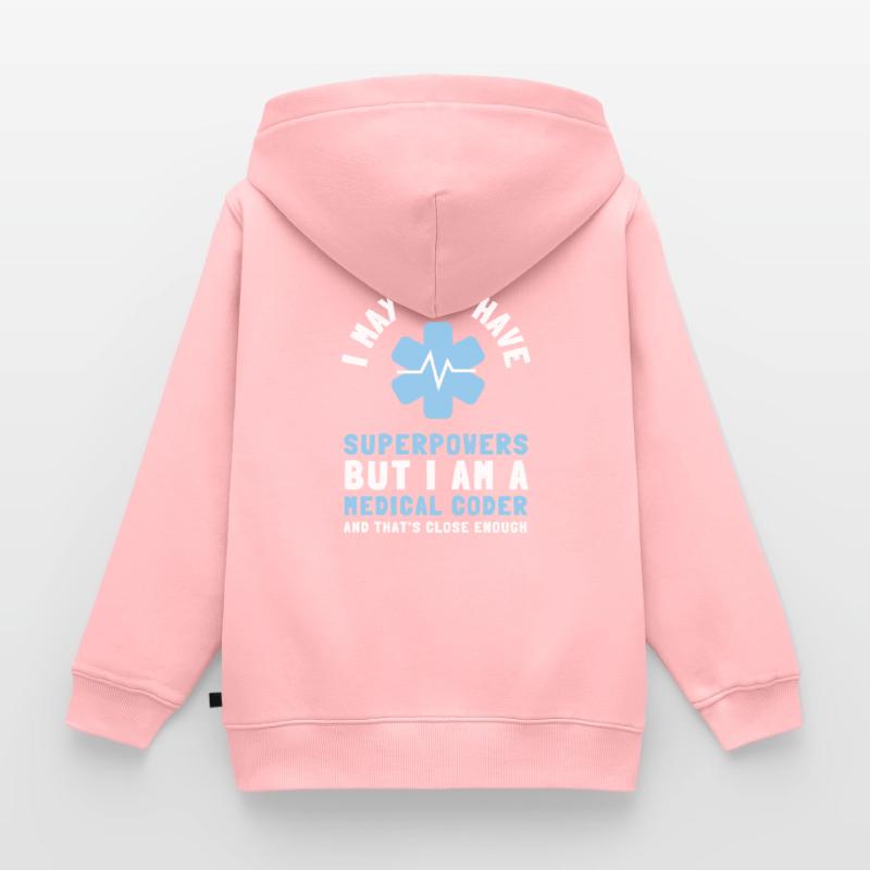 Medical Coder Coding VA Nurse And Clinical Coding Kinder Premium Organic Zip Hoodie