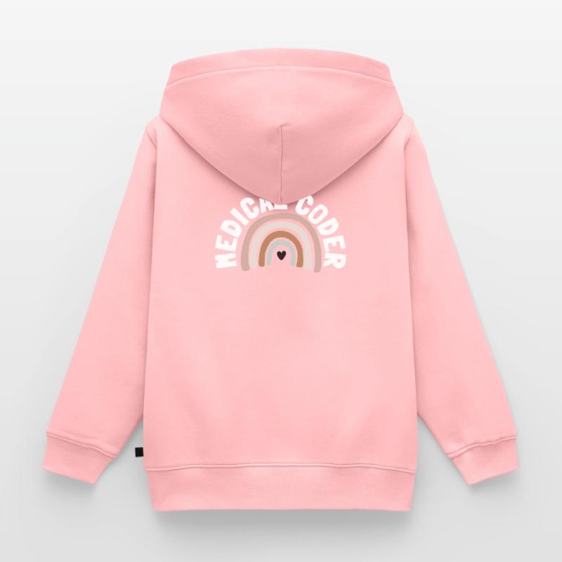 Medical Coder Coding VA Nurse And Clinical Coding Kinder Premium Organic Zip Hoodie