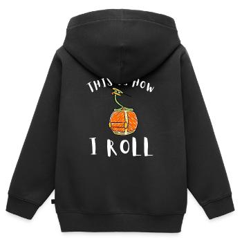 Aerial Tram Tramway Cable Car Cableway Gondola - Kids Premium Organic Zip-up Hoodie - black - Back - AI Model Kid Male (0cm)