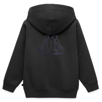 Data Scientist statisticien de la distribution normale - Sweat Premium à capuche zippé enfant bio - noir - Dos - AI Model Kid Male (0cm)