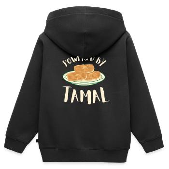 Latino Cuban Cuba Baseball - Kinder Premium Organic Zip Hoodie - Schwarz - Hinten - AI Model Kid Male (0cm)