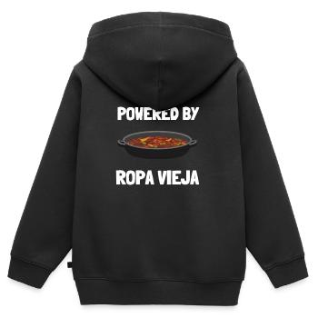 Latino Cuban Cuba Baseball - Kinder Premium Organic Zip Hoodie - Schwarz - Hinten - AI Model Kid Male (0cm)