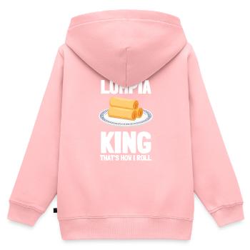 Filipino Pride Pinoy Spring Roll Lumpia Thats How - Kids Premium Organic Zip-up Hoodie - rose - Back - AI Model Kid Female (0cm)