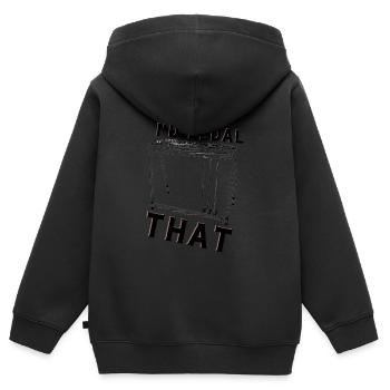 Pedal Steel Guitar - Kinder Premium Organic Zip Hoodie - Schwarz - Hinten - AI Model Kid Male (0cm)