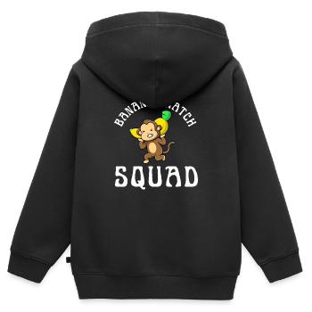 Weight Lifting Power Snatch - Kinder Premium Organic Zip Hoodie - Schwarz - Hinten - AI Model Kid Male (0cm)
