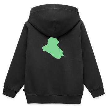 Assyrian Mythology Sumerian Mesopotamia - Kinder Premium Organic Zip Hoodie - Schwarz - Hinten - AI Model Kid Male (0cm)