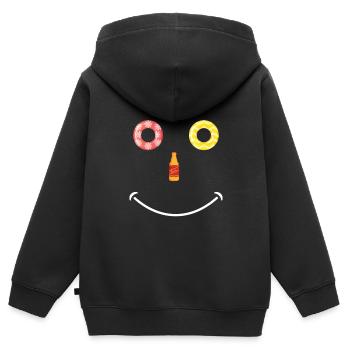 Summer Float Trip River Tube Tubing - Kinder Premium Organic Zip Hoodie - Schwarz - Hinten - AI Model Kid Male (0cm)