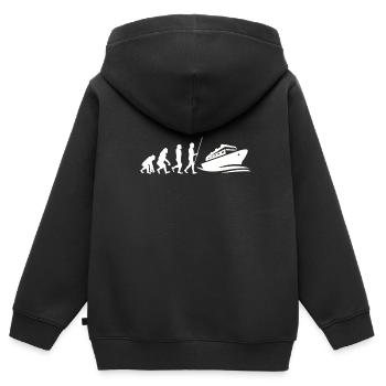 Cruise Vacation Family Trip - Holy Ship Girls Trip - Kids Premium Organic Zip-up Hoodie - black - Back - AI Model Kid Male (0cm)