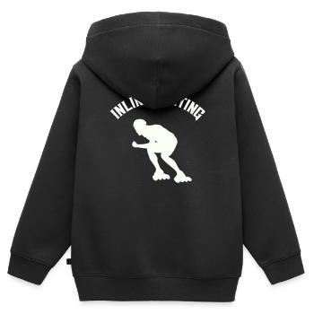 Roller - Sweat Premium à capuche zippé enfant bio - noir - Dos - AI Model Kid Male (0cm)