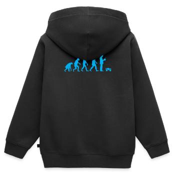Remote-controlled model car - Kids Premium Organic Zip-up Hoodie - black - Back - AI Model Kid Male (0cm)