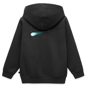 Météorite Météorite Comète Shooting Star Cadeau - Sweat Premium à capuche zippé enfant bio - noir - Dos - AI Model Kid Male (0cm)