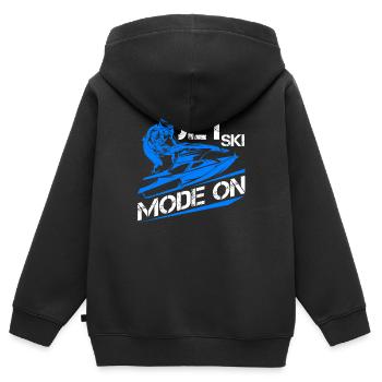 Jetski Jet Ski Snowmobile - Kids Premium Organic Zip-up Hoodie - black - Back - AI Model Kid Male (0cm)