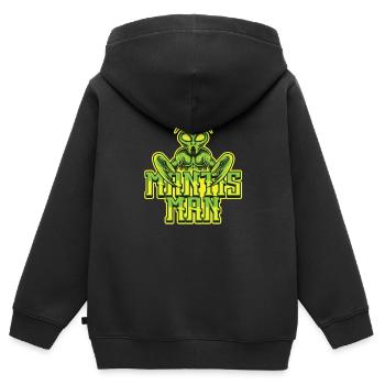 Gottesanbeterin - Kinder Premium Organic Zip Hoodie - Schwarz - Hinten - AI Model Kid Male (0cm)