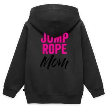 Jump Rope Mom Rope Jumping Rope Skipping Single Ro - Kinder Premium Organic Zip Hoodie - Schwarz - Hinten - AI Model Kid Male (0cm)