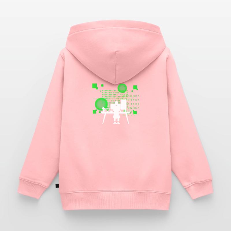 Programmierer Coder Software Entwickler Kinder Premium Organic Zip Hoodie